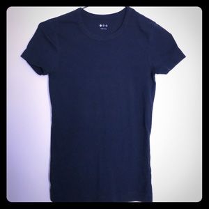 THREE DOTS ESSENTIAL HERITAGE KNIT CREW TEE